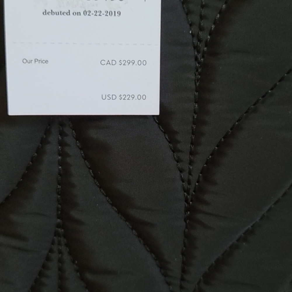 KATE SPADE NEW YORK Ellie Small Quilted Black Nylon Tote Bag - Picture 9 of 13